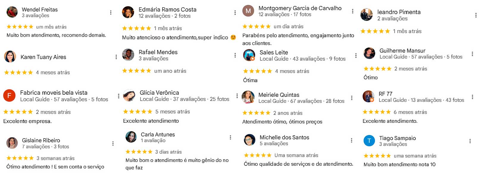 Google Avaliações Desktop